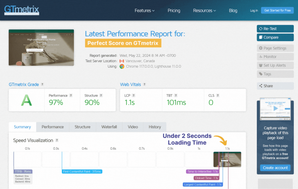 GTmetrix Shopify Speed Optimizations